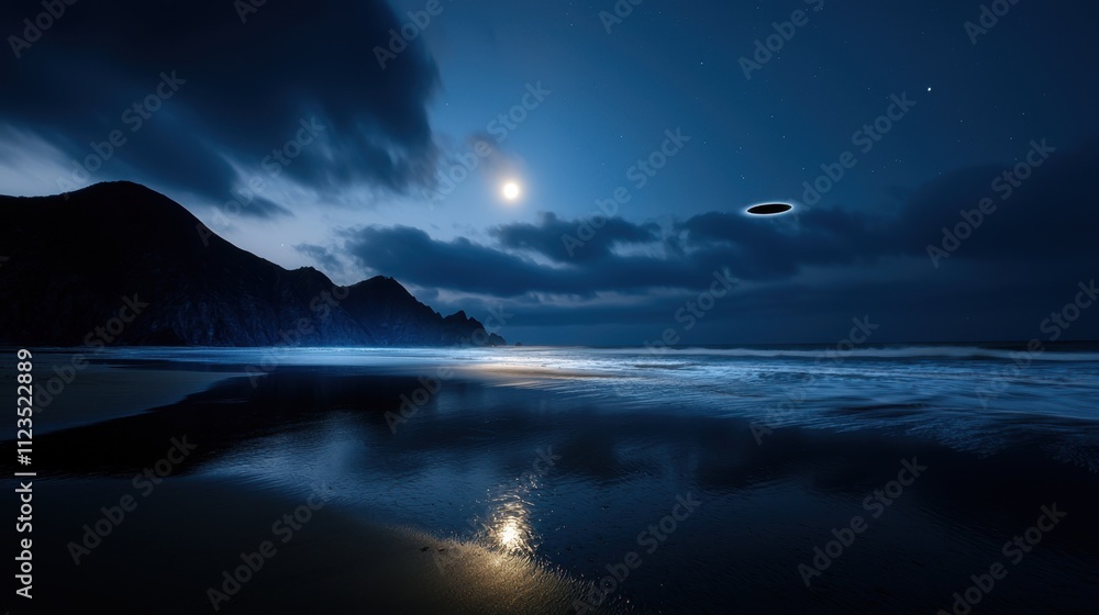 Fototapeta premium UFO is flying