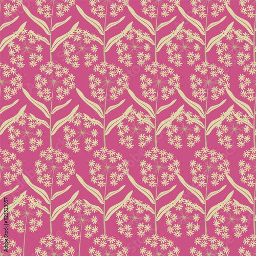 textile design with beautiful flowers pattern image