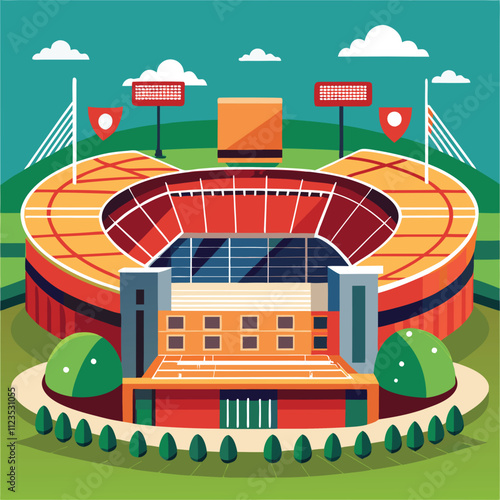 Realistic football (soccer) stadium collection