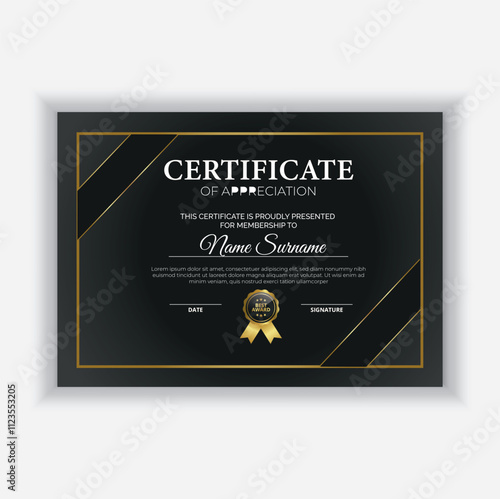 Creative Modern New Certificate Design 