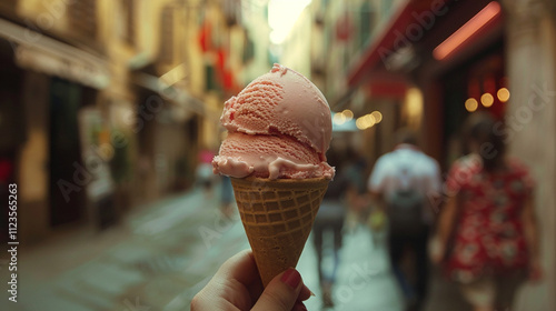 Italian gelato icecream flavoured
