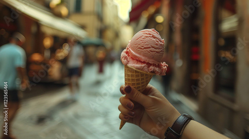 Italian gelato icecream flavoured