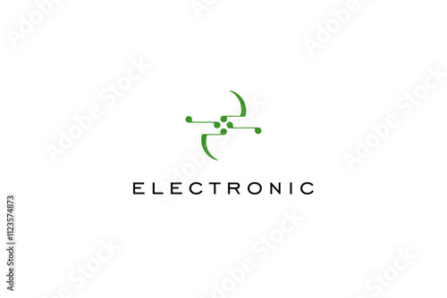 Abstract template logo design solution for technical company