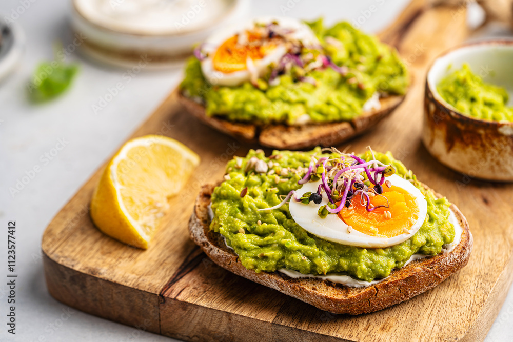 Toast with avocado Toast with avocado