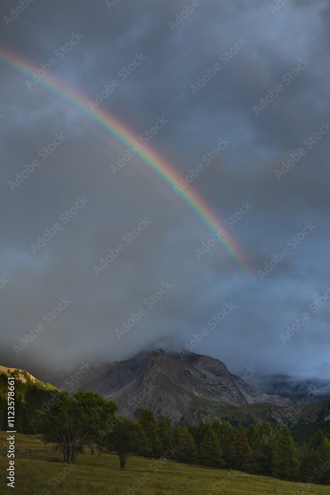 Arc en ciel Massif du Queyras Alpes France Arc en ciel Massif du Queyras Alpes France