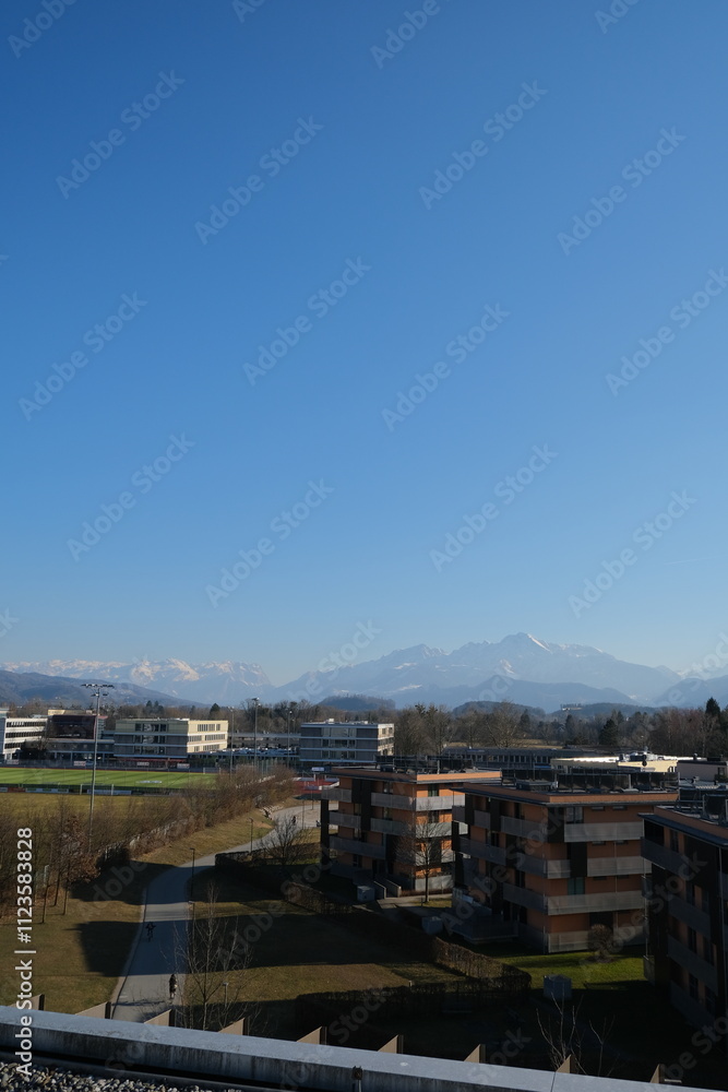Fototapeta premium Uni Park, University of Salzburg, Austria.