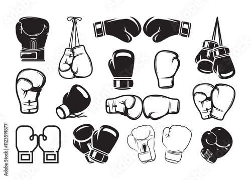 Boxing Gloves vector, Boxing Gloves clipart, Boxing Gloves silhouette