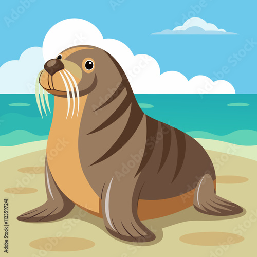 sea lion on the beach