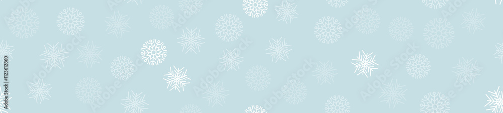 Winter seamless pattern with snowflakes Winter seamless pattern with snowflakes