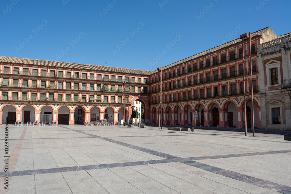 Fototapeta premium Córdoba, Spain - August 17, 2024: Corredera Square