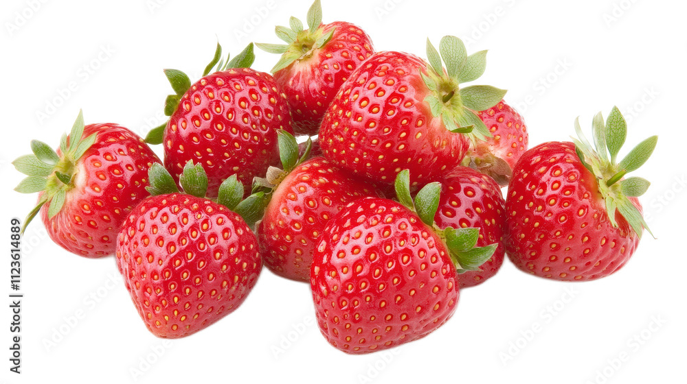 Fresh and Juicy Strawberries Piled Together for Delicious Treats Fresh and Juicy Strawberries Piled Together for Delicious Treats