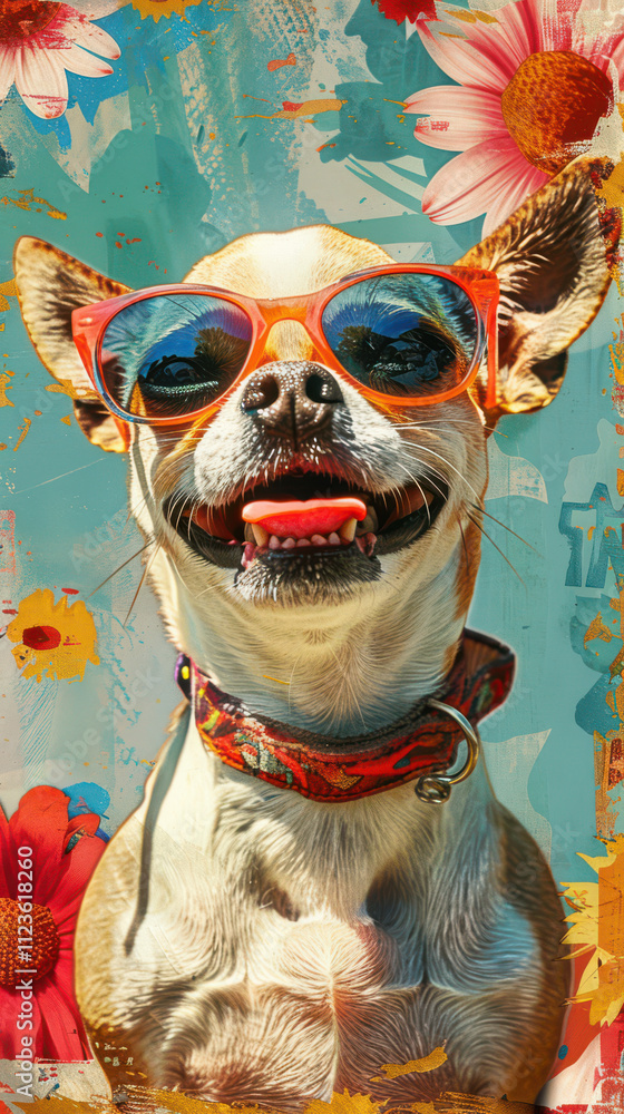 Retro Dog Groove Vibes