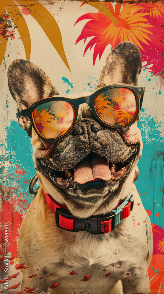 Retro Dog Groove Vibes