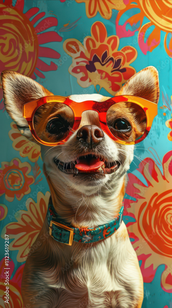 Retro Dog Groove Vibes