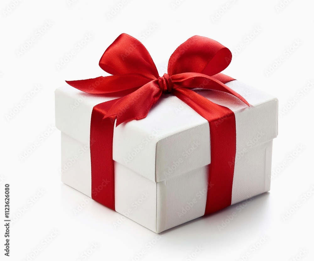 Obraz premium red gift box