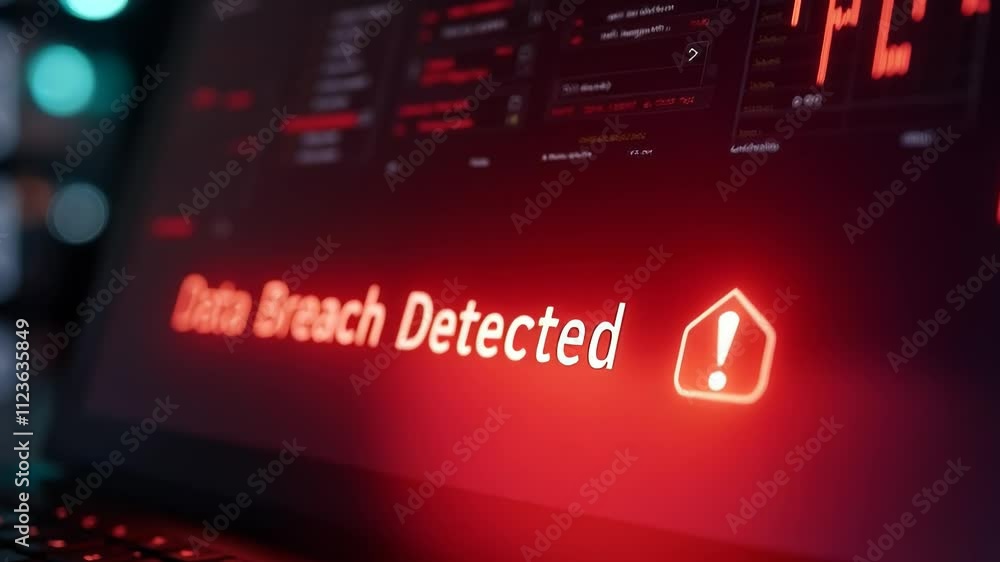 Data breach warning reveals potential security threats in network systems