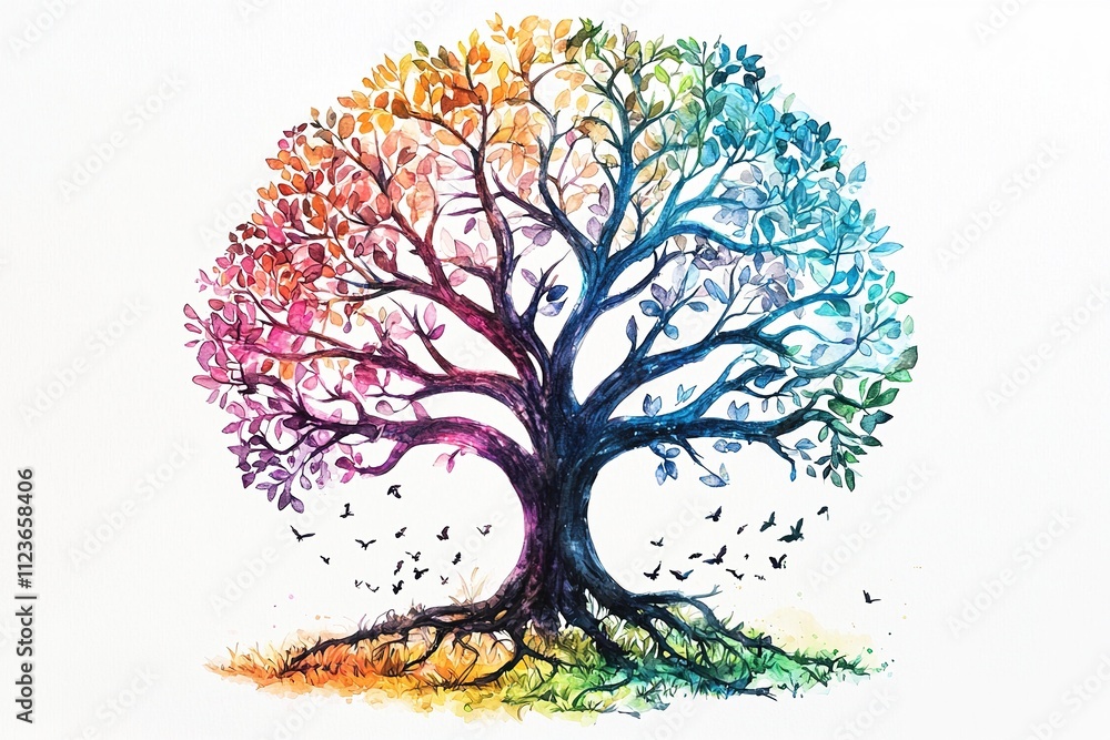 Obraz premium tree with leaves 