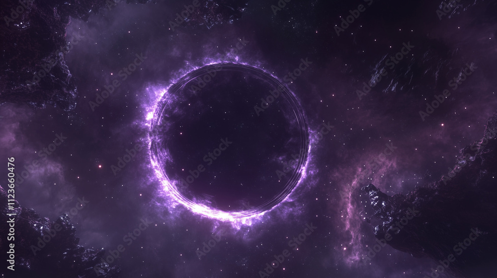 Obraz premium space galaxy background