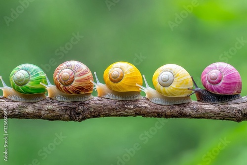 Native to Cuba, the Cuban snail (Polymita picta) is among the world's most beautiful land snails and is commonly referred to as the 