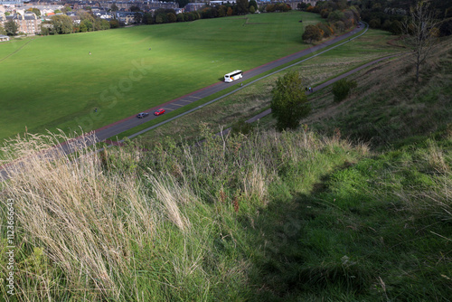 City of Edinburgh viewed from Arthur's Seat - Lothian - Edinburgh - Scotland - UK photo