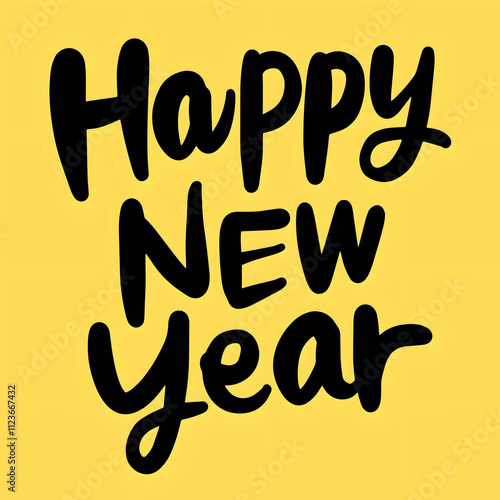 Happy New Year , Happy  New Year Background , Lettering text for Happy New Year , New Year Celebration , Happy New Year Card background , New Year Greeting Card for 2025
