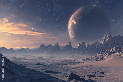 Background of galaxy and stars	