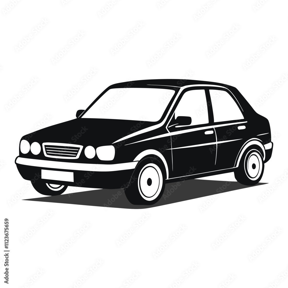 Fototapeta premium car isolated on white