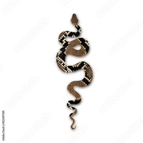 Tattoo snake.Isolated illustration. Traditional Tattoo Old School Tattooing Style Ink. Snake silhouette illustration.