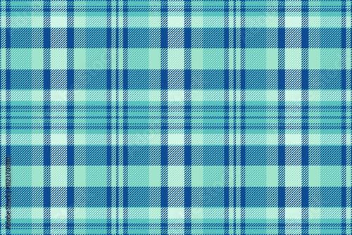 Wallpaper Mural Intricate pattern texture vector, artistic check plaid textile. Lovely fabric tartan seamless background in light and blue colors. Torontodigital.ca