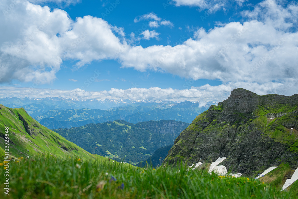 Fototapeta premium Panorama of the Alps