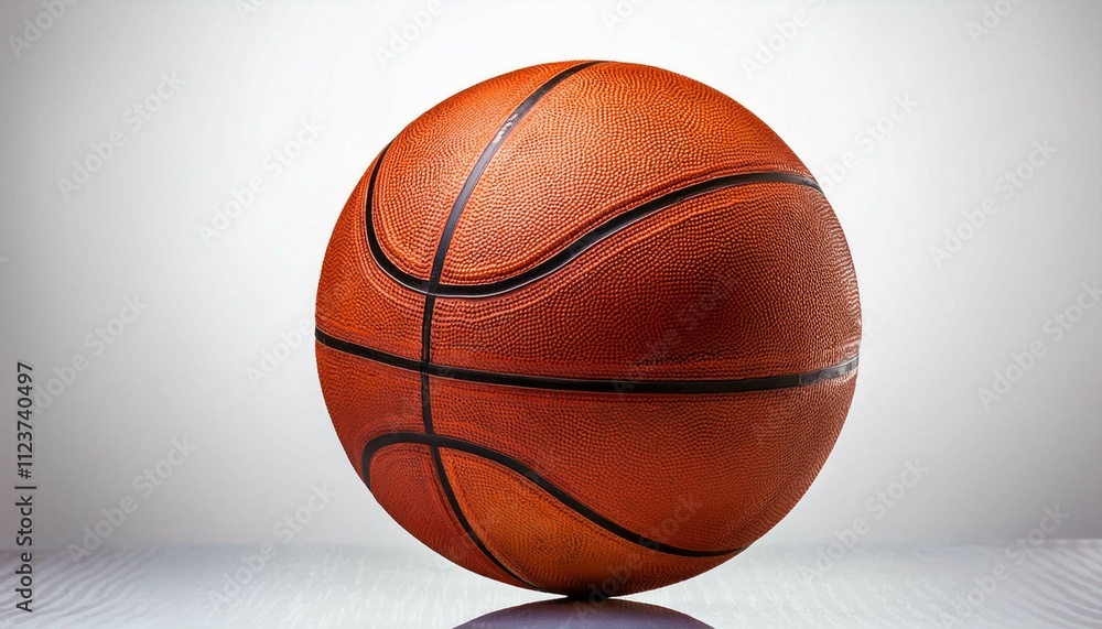 Fototapeta premium basketball isolated on white background