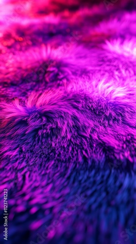 Wallpaper Mural Standing in the blue and purple snow, the plush device made of soft and fluffy fur looks very realistic and makes you feel warm and comfortable
 Torontodigital.ca