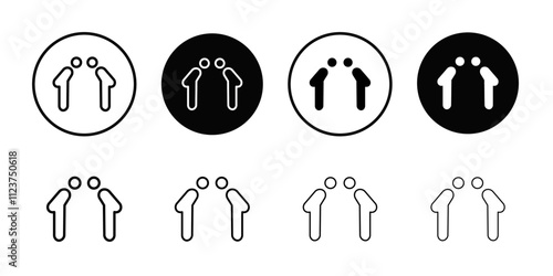 Respectfulness icon web design in vector