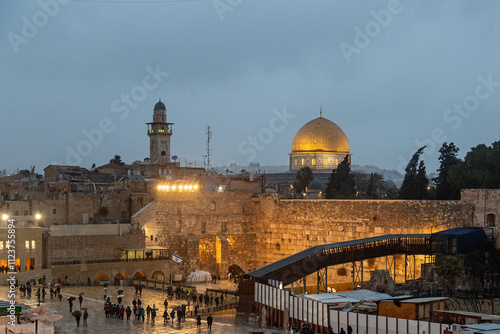 Golden Dome. Al Aqsa Mosque. Holy City. Jerusalem. Israel