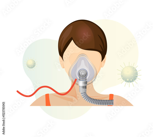 Novel Coronavirus - Non Invasive Ventilation Support - Icon