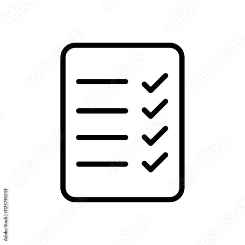 Guidelines icon Outline vector for web ui