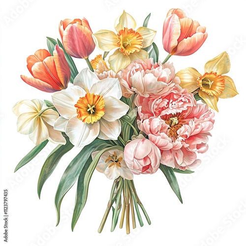 bouquet of spring flowers