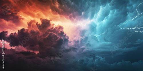 Fury of Nature: A Storm of Epic Proportions, Clash of the Titans: When Lightning Battles the Sky