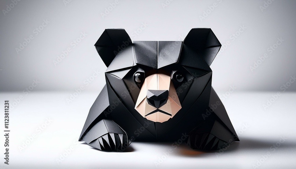 Fototapeta premium origami bear