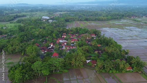 view of a house from above