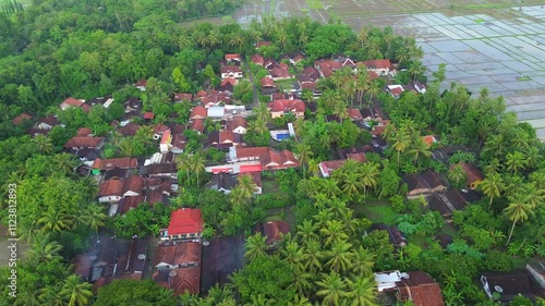 view of a house from above