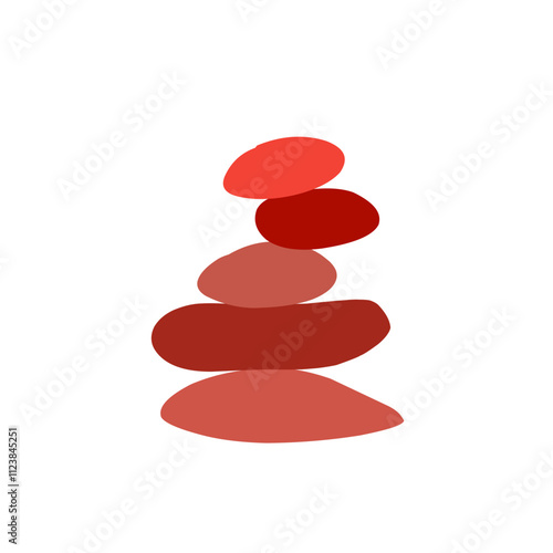 colorful stacked stones