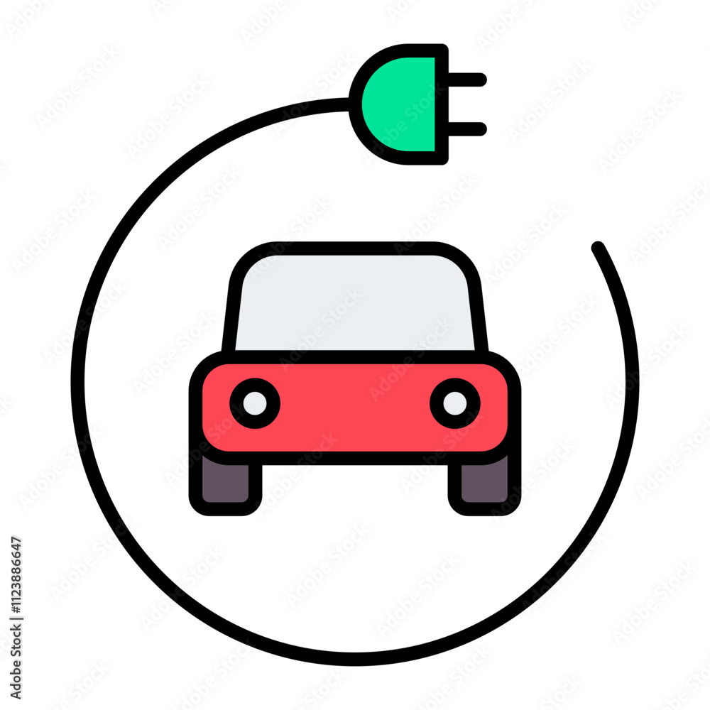 Obraz premium Electric Vehicle