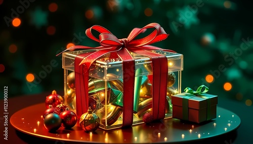 AI Generated Christmas Presents on Display