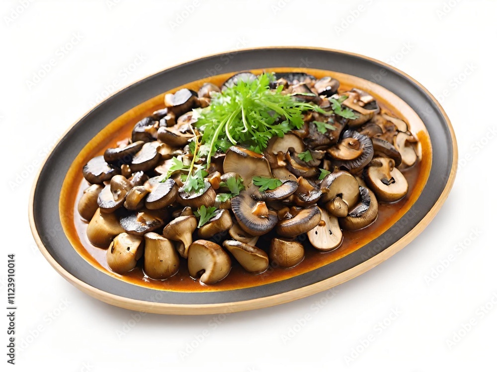 delicious vegetables and mushrooms on a plate delicious vegetables and mushrooms on a plate