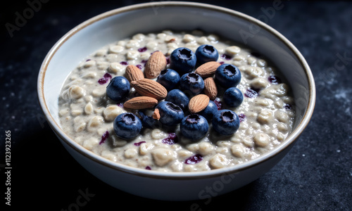 Blueberry Almond Overnight Oats photo