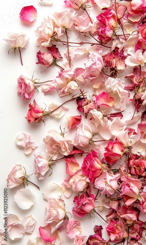 simple beautiful flower background with various colors as a wall decoration ornament ai generated