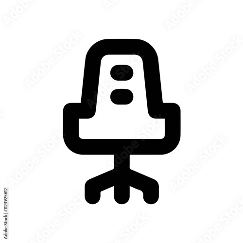 Chair icon symbol vector image illustration 