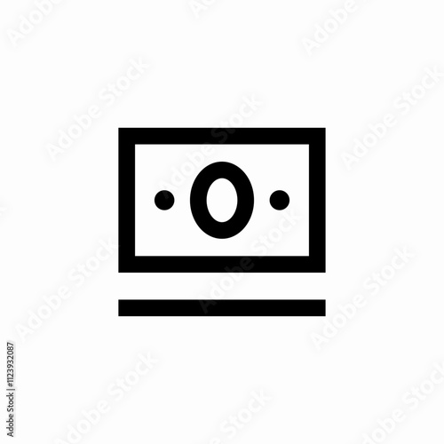 money stack icon sign vector