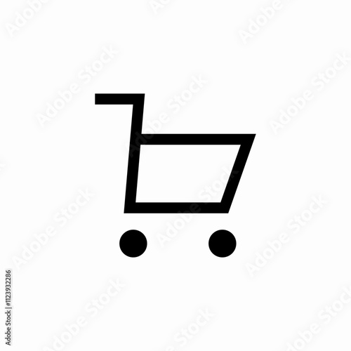 shopping cart fast icon sign vector